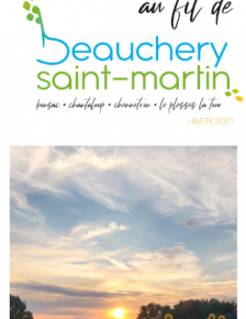 Page de garde - Au fil de Beauchery - Hiver 2021