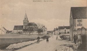Carte postale du village de Beauchery