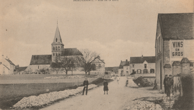 Carte postale du village de Beauchery