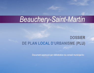 Page de garde PLU de Beauchery