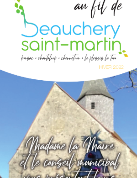 Page de garde - Au fil de Beauchery - Hiver 2022